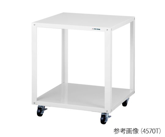 Xe đẩy bằng thép có bánh cao su chịu tải 120 kg AS ONE 1-6105-22 4570T